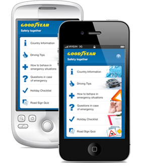 Goodyear lanza la nueva Road Safety App